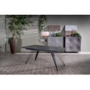 MATCH I design bővíthető kerámia étkezőasztal - fekete márvány