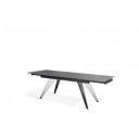 MATCH I design bővíthető kerámia étkezőasztal - szürke márvány