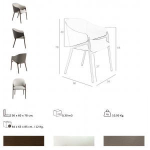 MOLTO prémium étkezőszék