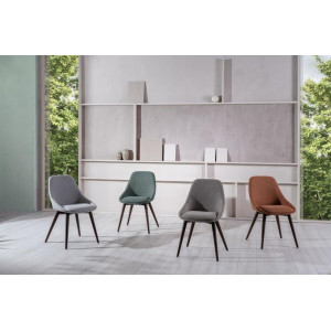 ASTRID design étkezőszék - zöld/szürke/barna/tortora Karfa nélkül