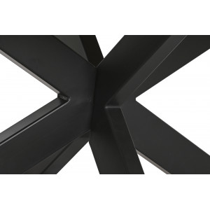 KRISTEL modern mangófa dohányzóasztal - 130cm