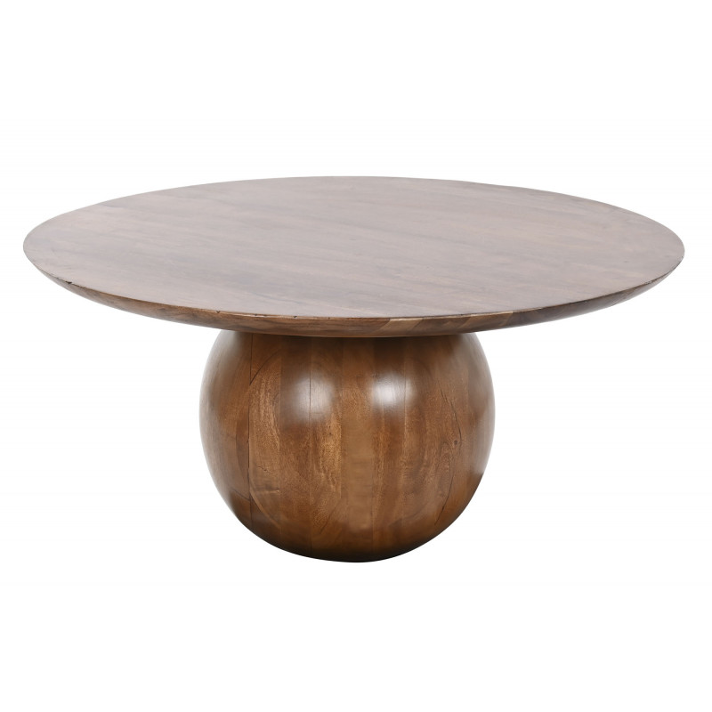 GALBO modern akácfa dohányzóasztal - 80cm