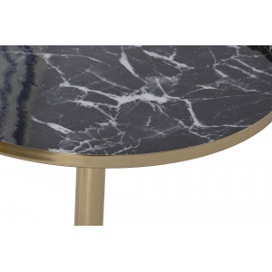 HANIN design lerakóasztal - fekete
