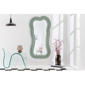 ALICE modern tükör - beige/pink/zöld - 100cm
