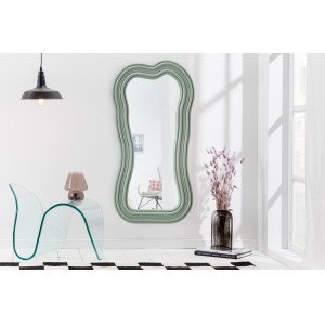 ALICE modern tükör - beige/pink/zöld - 100cm