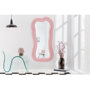 ALICE modern tükör - beige/pink/zöld - 100cm