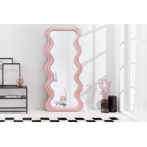 CURVY modern tükör - beige/pink/zöld/fehér - 160cm