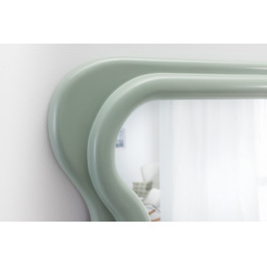 CURVY modern tükör - beige/pink/zöld/fehér - 160cm