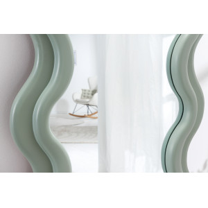 CURVY modern tükör - beige/pink/zöld/fehér - 160cm