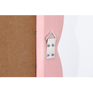 WAVE modern tükör - beige/pink/zöld 160cm