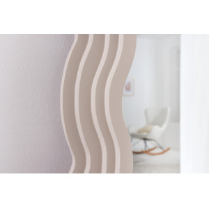 WAVE modern tükör - beige/pink/zöld 160cm
