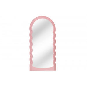 WAVE modern tükör - beige/pink/zöld 160cm