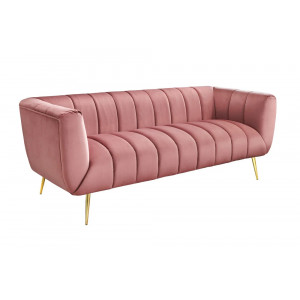 NOBLESSE exkluzív bársony kanapé - mályva - 225cm