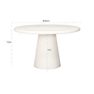BLOOMSTONE design étkezőasztal - 130cm