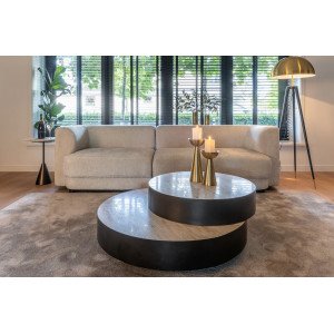 TRAVIATA prémium dohányzóasztal - 100cm Kő
