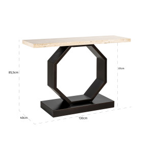 TRAVIATA prémium konzolasztal - 130cm