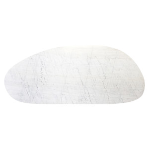 TROCANO prémium márvány étkezőasztal - 220cm - fehér