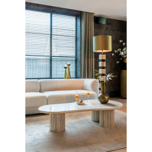 LA CANTERA prémium travertin dohányzóasztal - 150cm