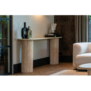 LA CANTERA prémium travertin konzolasztal - 160cm RICHMOND