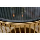 VARIATION exkluzív lerakóasztal - 40cm - fekete/arany