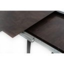 BARRET bővíthető design étkezőasztal - rozsda