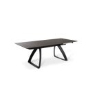 BARRET bővíthető design étkezőasztal - rozsda