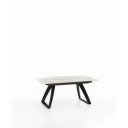 BARRET bővíthető design étkezőasztal - világos márvány