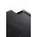 BARRET bővíthető design étkezőasztal - sötét márvány