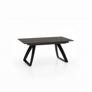 BARRET bővíthető design étkezőasztal - szürke