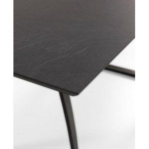 BARRET bővíthető design étkezőasztal - szürke