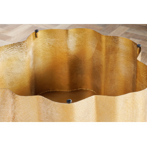 SECTION design fém dohányzóasztal - arany