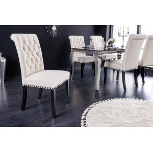 CASTLE DELUXE elegáns szék - beige