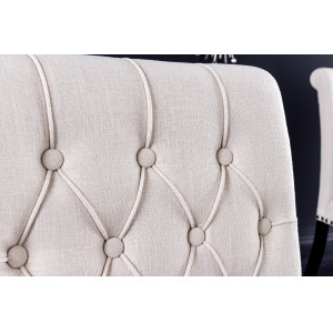CASTLE DELUXE elegáns szék - beige