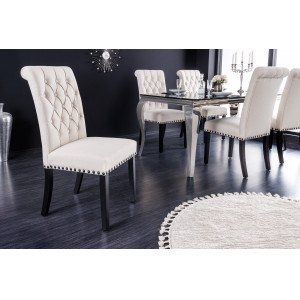 CASTLE DELUXE elegáns szék - beige