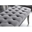 MODERN BAROCK luxus ülőpad - szürke - 165cm