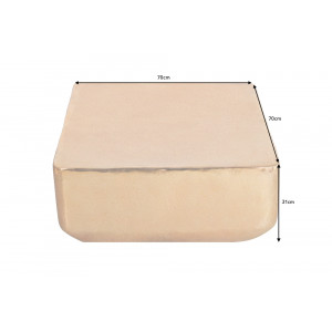 UNIT design fém dohányzóasztal - arany - 70cm