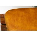 SWING design bársony hintaszék - okker