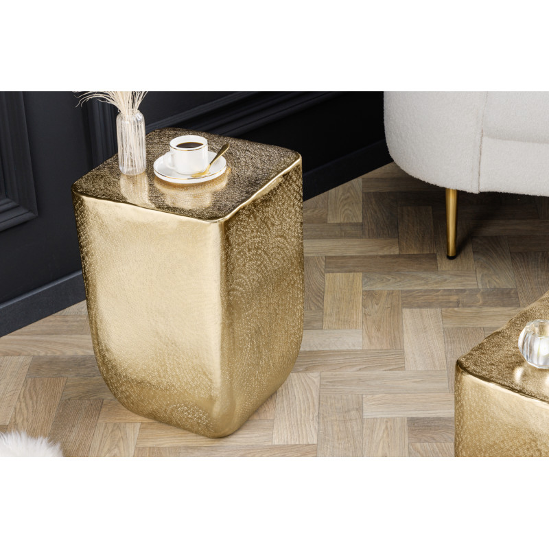 UNIT design fém lerakóasztal - arany - 45cm