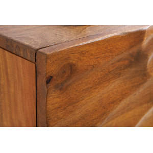 ELIXYR design mangófa fali TV-szekrény - 160cm - barna