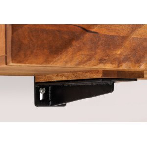 ELIXYR design mangófa fali TV-szekrény - 160cm - barna