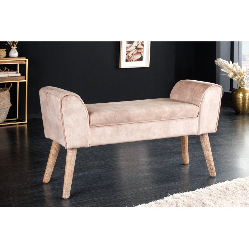 SCARLETT design bársony ülőpad - beige