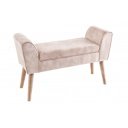 SCARLETT design bársony ülőpad - beige