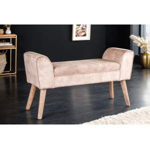 SCARLETT design bársony ülőpad - beige INVICTA