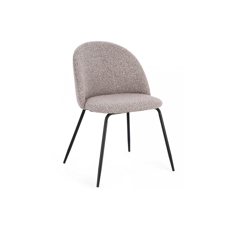 TANYA modern boucle szék - szürke