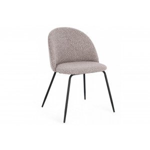 TANYA modern boucle szék - szürke BIZZOTTO