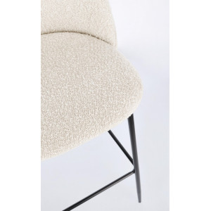 TANYA modern boucle bárszék - beige