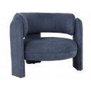 TAISHA design fotel - szürke/kék/beige