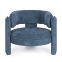 TAISHA design fotel - szürke/kék/beige