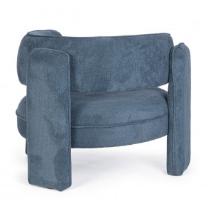 TAISHA design fotel - szürke/kék/beige