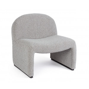 BASSILLA design boucle fotel - beige/szürke